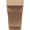 Ekena Millwork 11"W x 22"D x 22"H Classic Mediterranean Rough Cedar Woodgrain TimberThane Corbel, Primed Tan CORUR11X22X22MEDRCPR - alternate 3